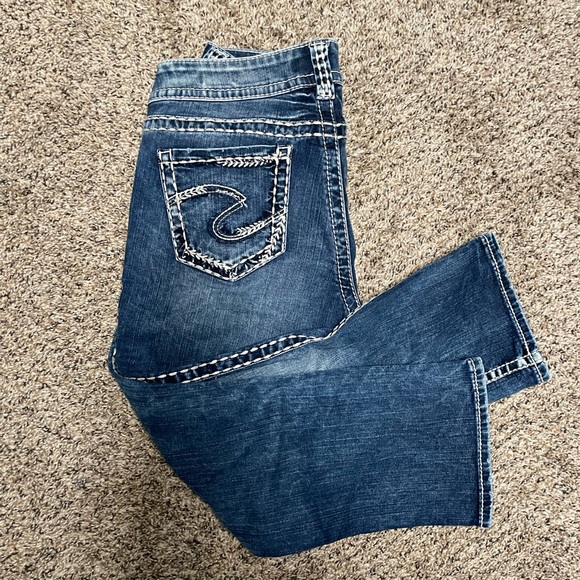 Silver Suki Capris size 29 - Picture 1 of 7